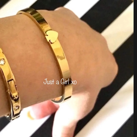 $59 Kate Spade Heritage Spade 12k Gold-Plated Spade  Bracelet - Picture 2 of 8